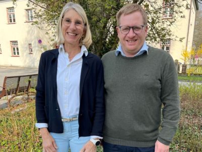 Kennenlerngespräch: Bezirksrätin Renate Wasmeier und Vorsitzender des BezJR Thomas Steger