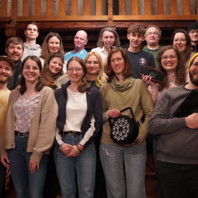 Gruppenbild der Teilnehmer*innen bei der MedieXplorED 24/25
