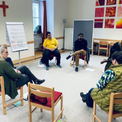 Gruppenarbeit Vorstandsklausur mit Referent Martin Holzner