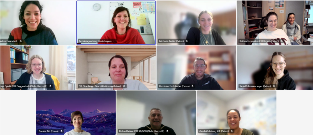 Screenshot aller Teilnehmenden am KSV-online-Treffen